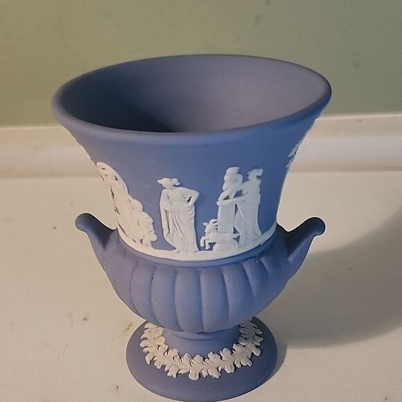 Other - Classic Blue and White Mini Urn
